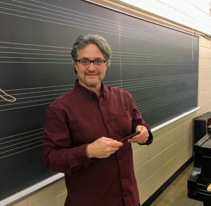 My favorite sound engineer at Indiana University, Konrad Strauss