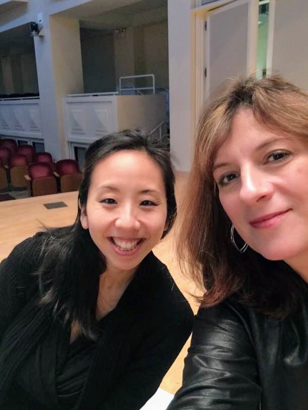 Pianist, Angela Park. We were at a recording session @ Auer Hall in December 2016.