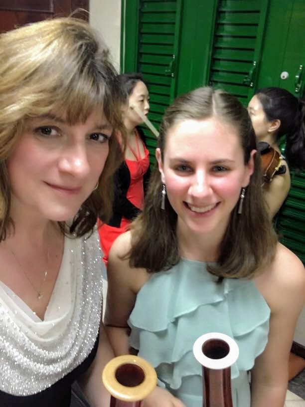 With my student, Nelly Sommer, who will be attending Julliard in Fall 2017 for her doctoral degree.