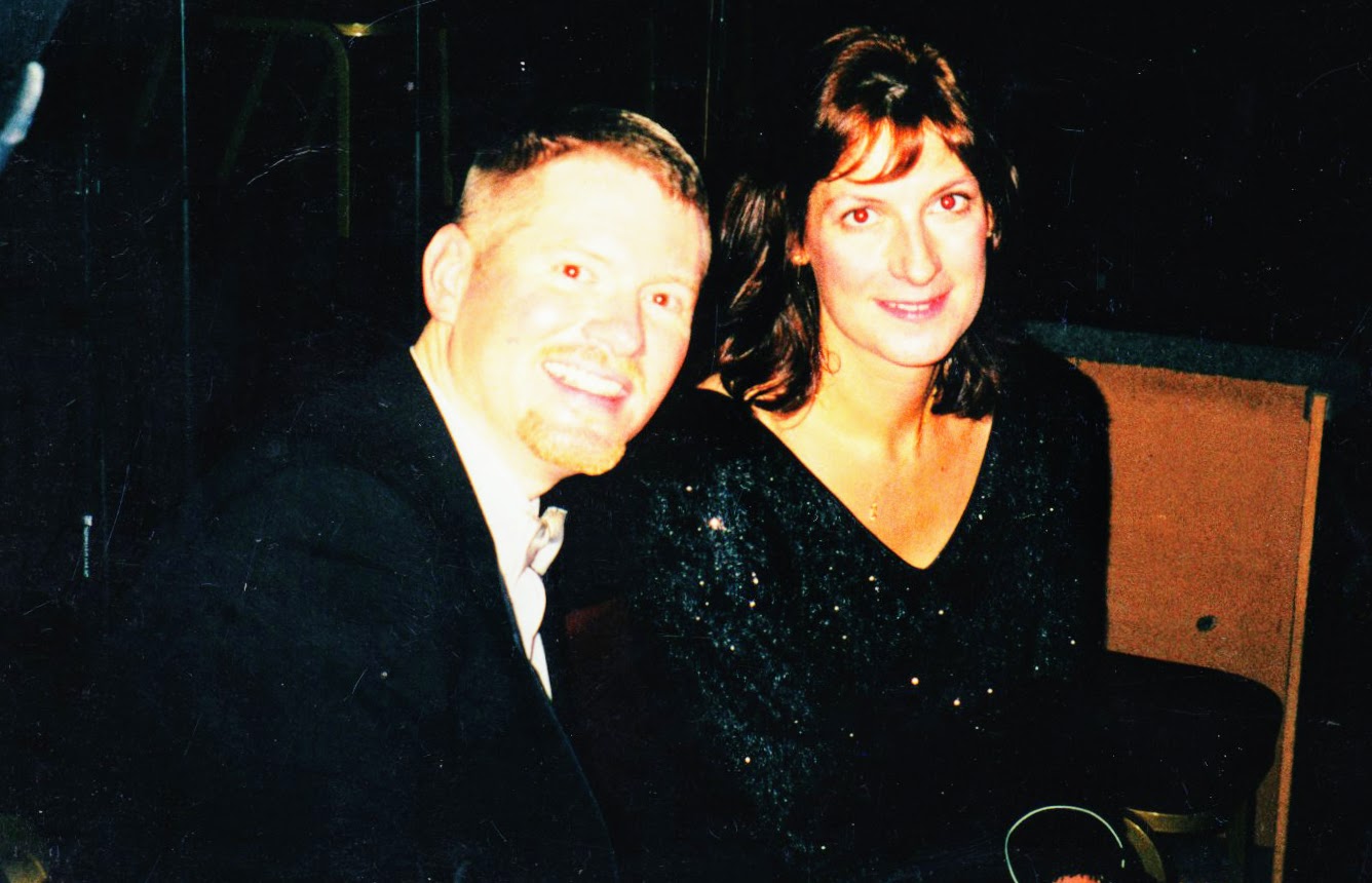 David McGill and Kathleen McLean performing together in London, England with the World Orchestra for Peace. Valery Gergiev, conductor.